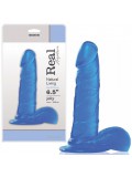 REAL RAPTURE EARTH FLAVOUR DILDO 6.5'' BLUE