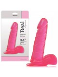 REAL RAPTURE EARTH FLAVOUR DILDO 6.5'' PINK
