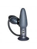 True Black Vibrating Anal Plug 4024144574612