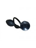 True Black Vibrating Anal Plug 4024144574612 image