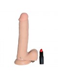 Vibrating Realistic Cock - 9 inch With Scrotum 8714273070791 review