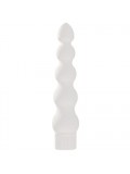 White Nights 7 Inch Ribbed Anal Vibrator 782421006501