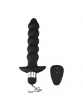 Wireless Black Vibrating Anal Beads with Remote 848518014177