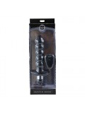 Wireless Black Vibrating Anal Beads with Remote 848518014177 package