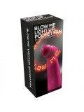 Blow Me Light Up Pocket Fan Pink 818631050215