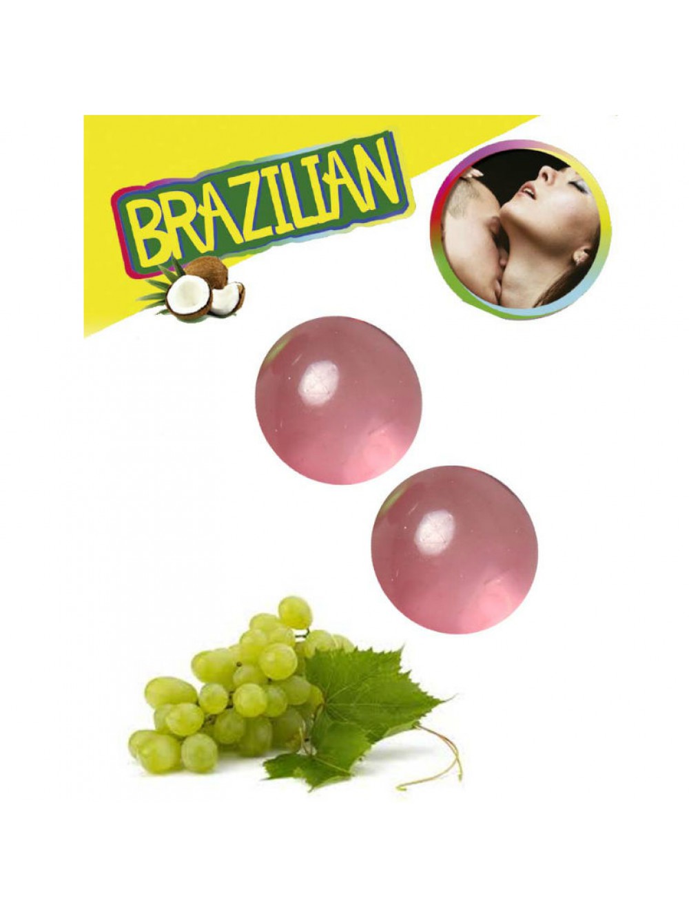 2 BRAZILIAN BALLS GRAPE 8435097633855