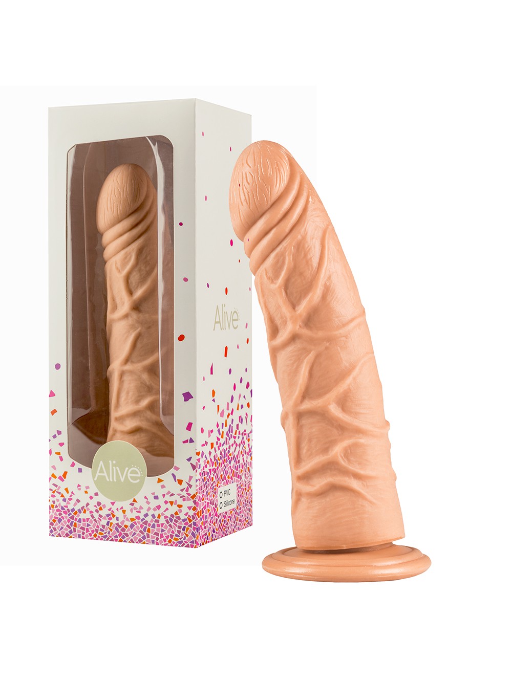 ALIVE FRED REALISTIC DILDO WHITE