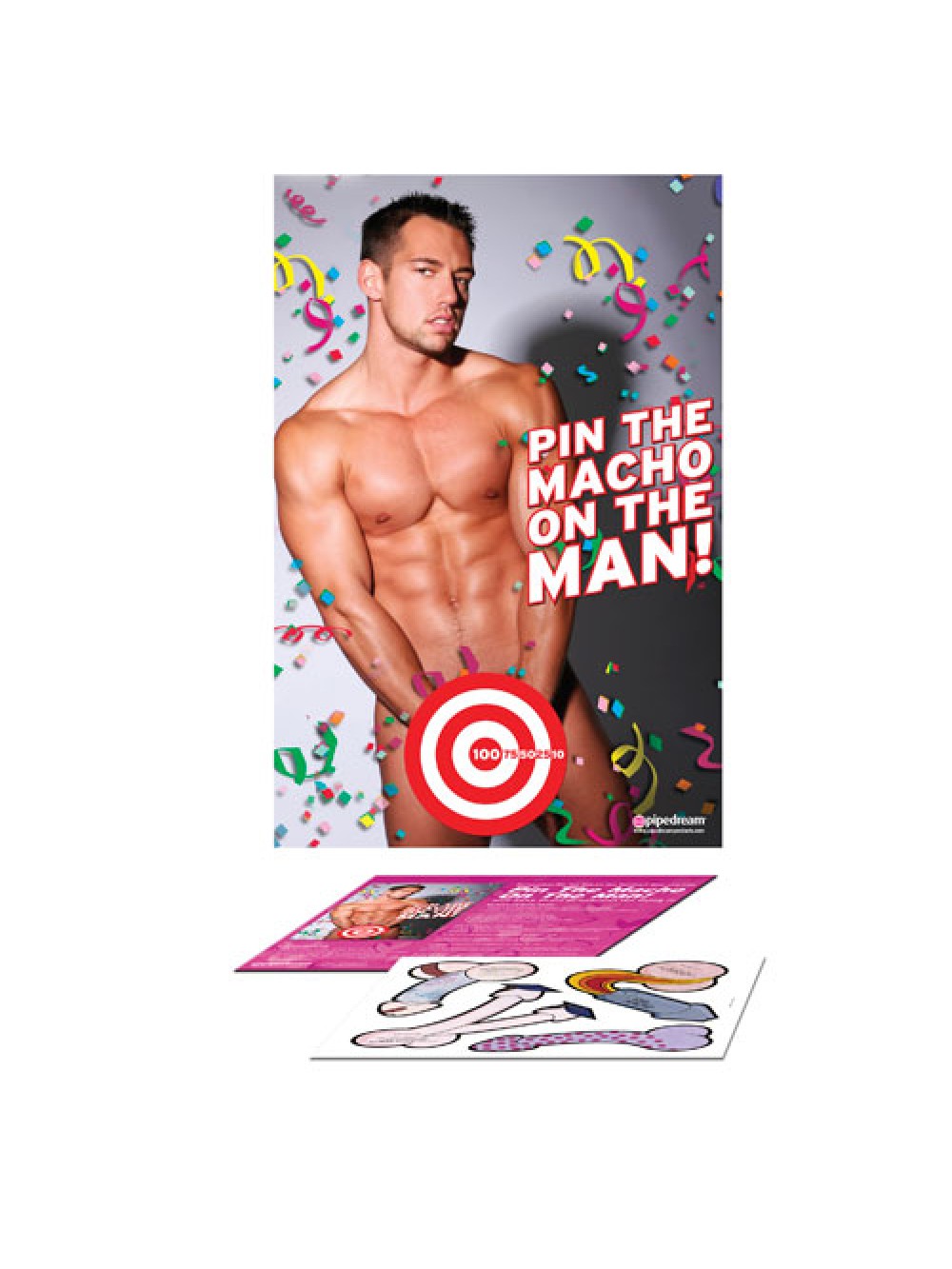 Bachelorette Party Favors Pin The Macho On The Man 603912123166