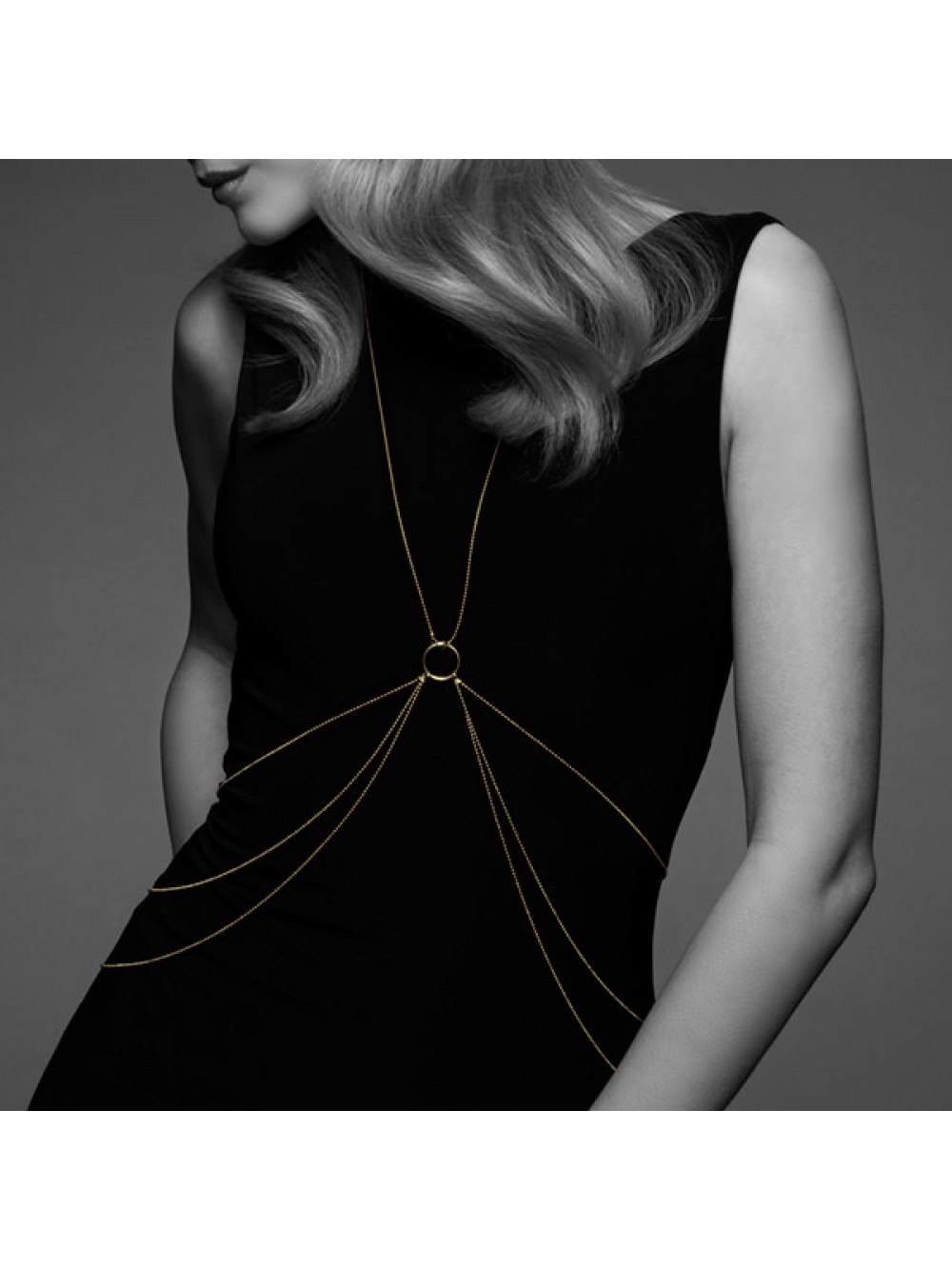 THE MAGNIFIQUE COLLECTION BODY CHAIN 8 BIJOUX INDISCRETS GOLDEN