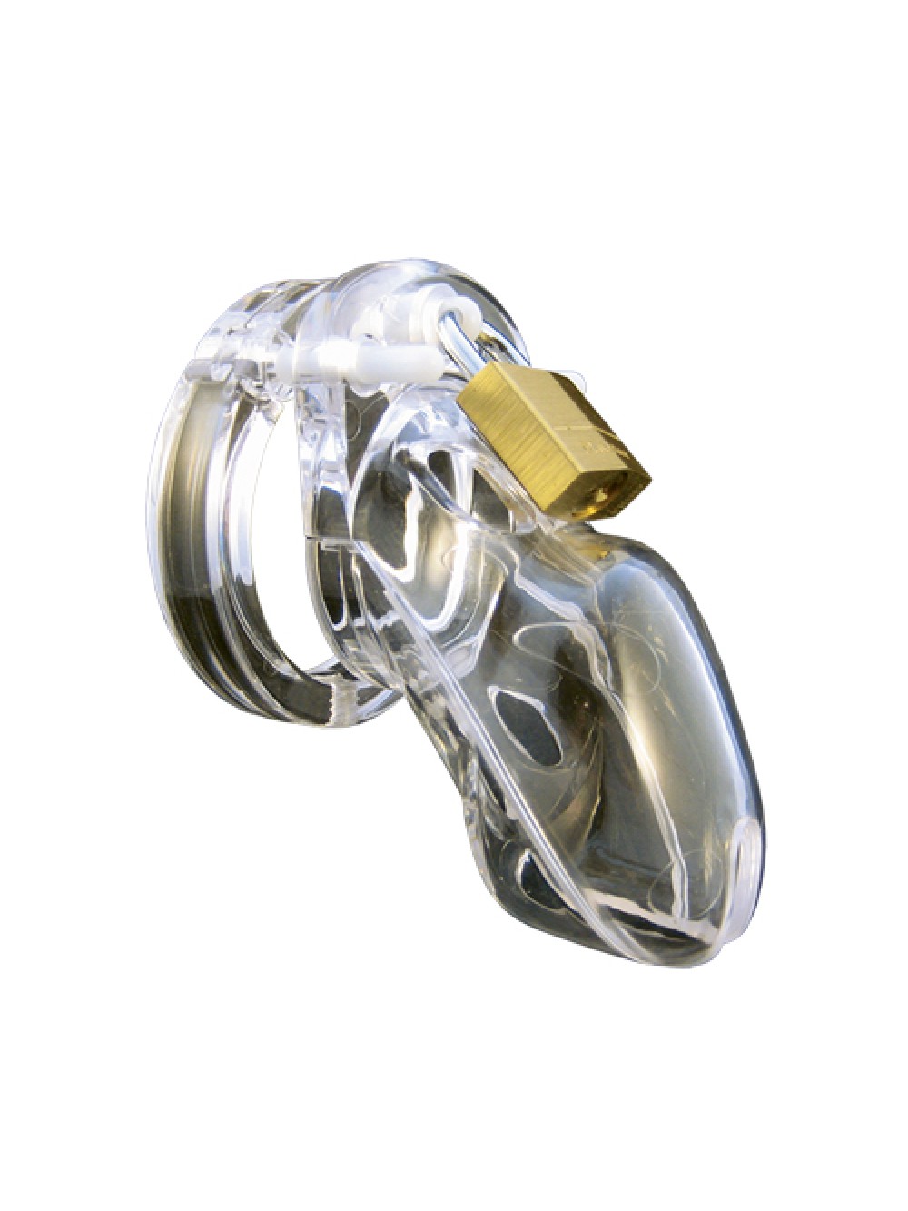 CB-3000 Chastity Cage - Clear - 37 mm 094922298560