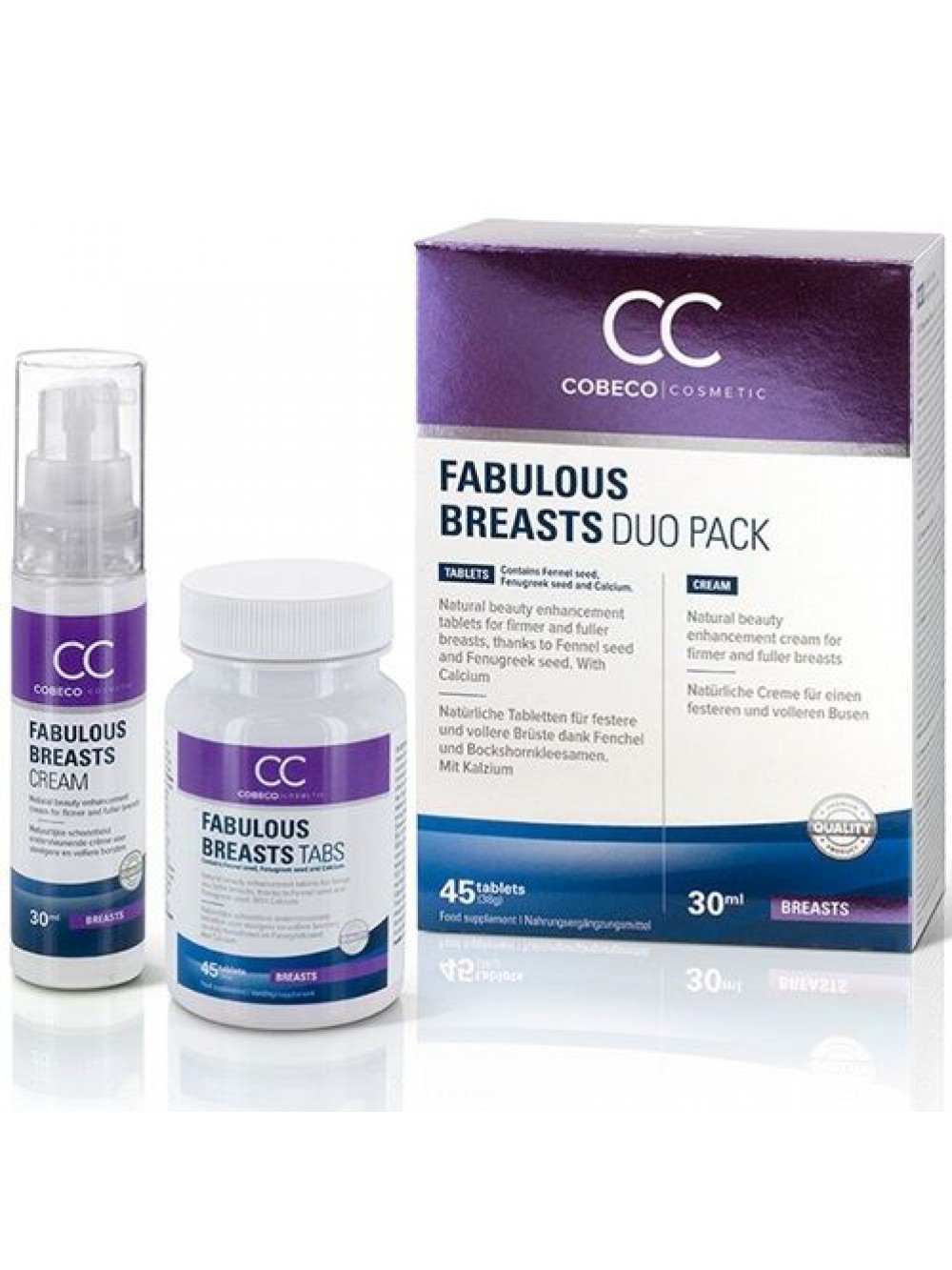 COBECO FABULOUS BREAST DUO PACK 45CAP+30ML 8718546543951