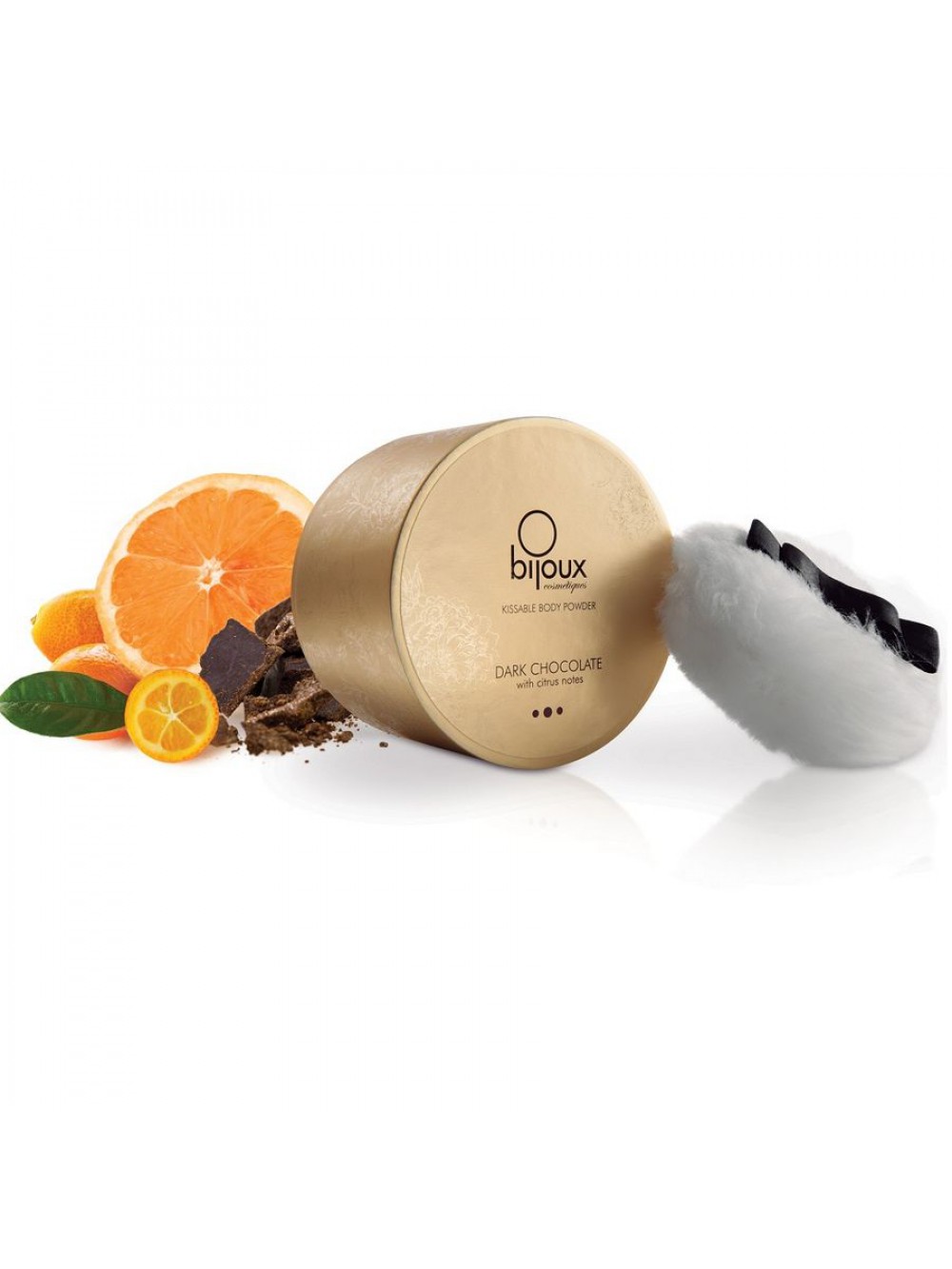 DARK CHOCOLATE WITH CITRUS NOTES KISSABLE BODY POWER 8437008001838