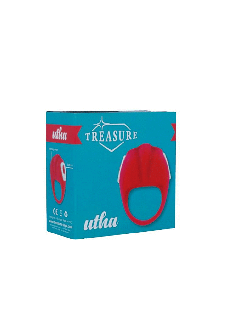 UTHA SILICONE COCKRING PINK 8425402156780