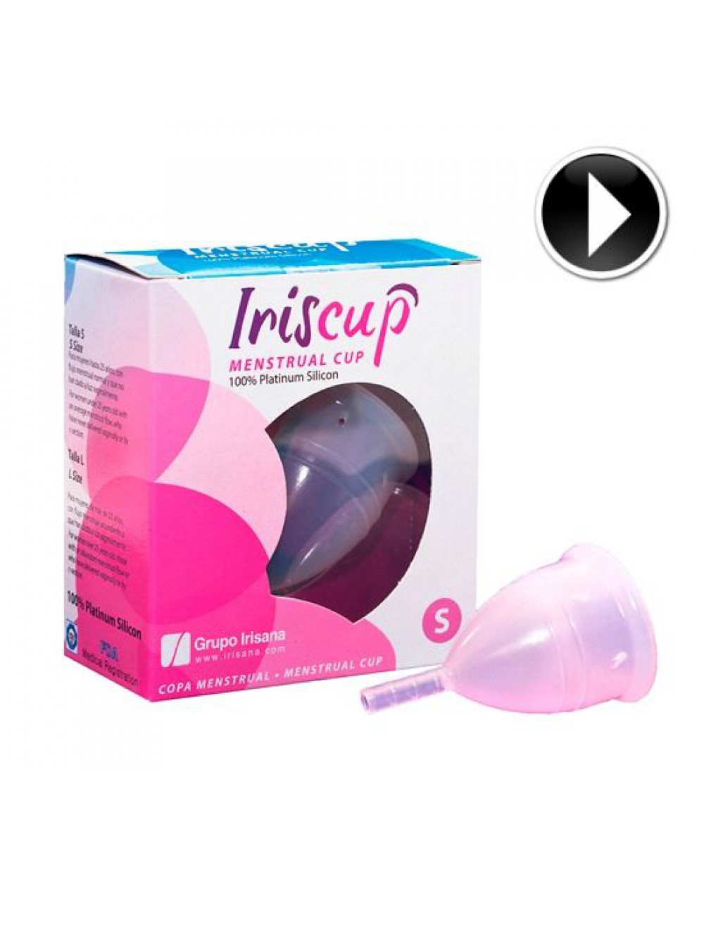 IRISCUP COPA MESTRUAL ROSA PEQUE