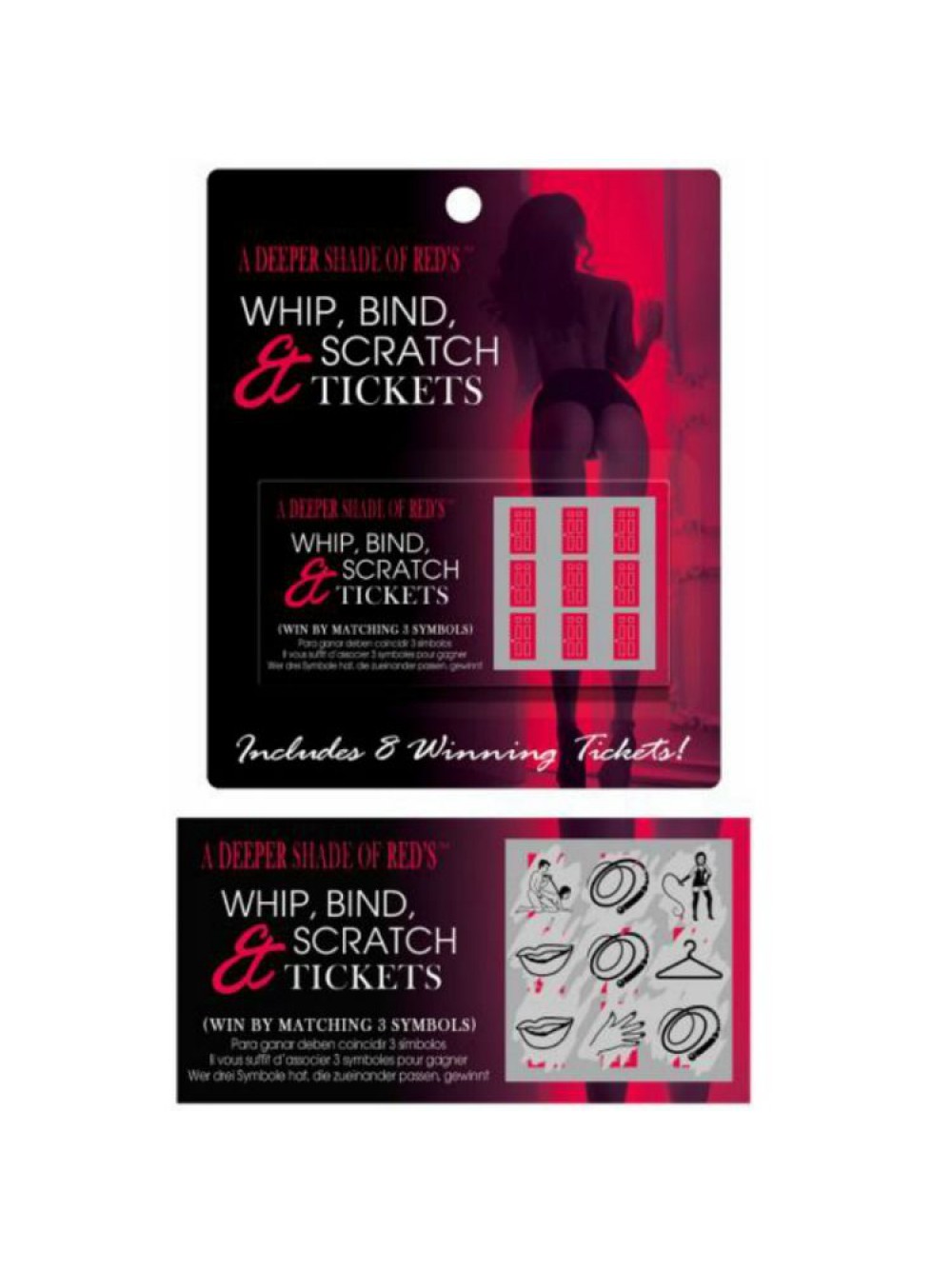 KHEPER GAMES WHIP, BIND AND SCRATCH TICKETS 825156108727