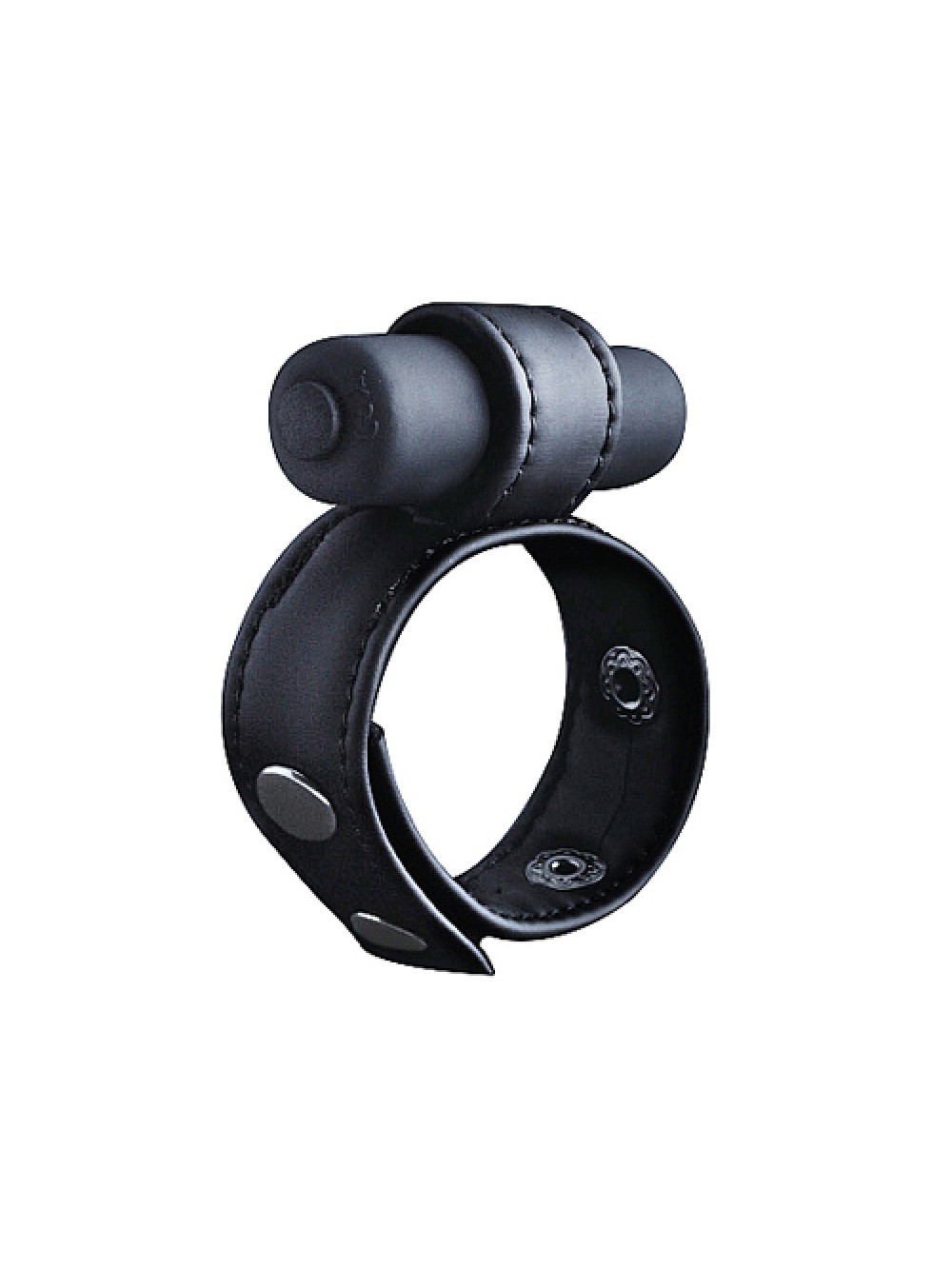 Leather Cock Ring - Black 8714273303820