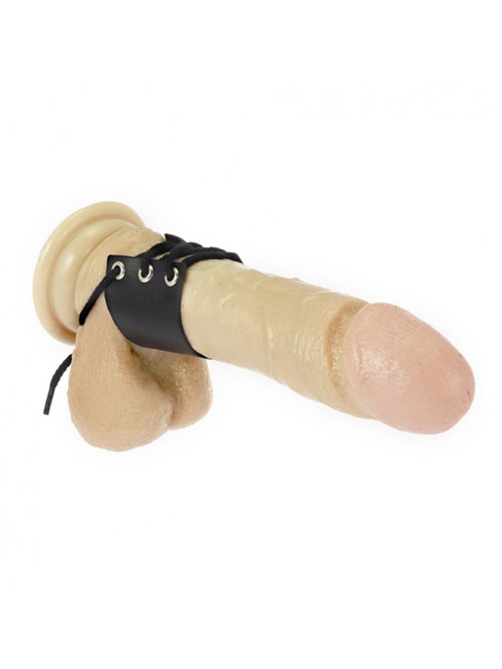 Leather Cock Ring With Ties 8718924227794