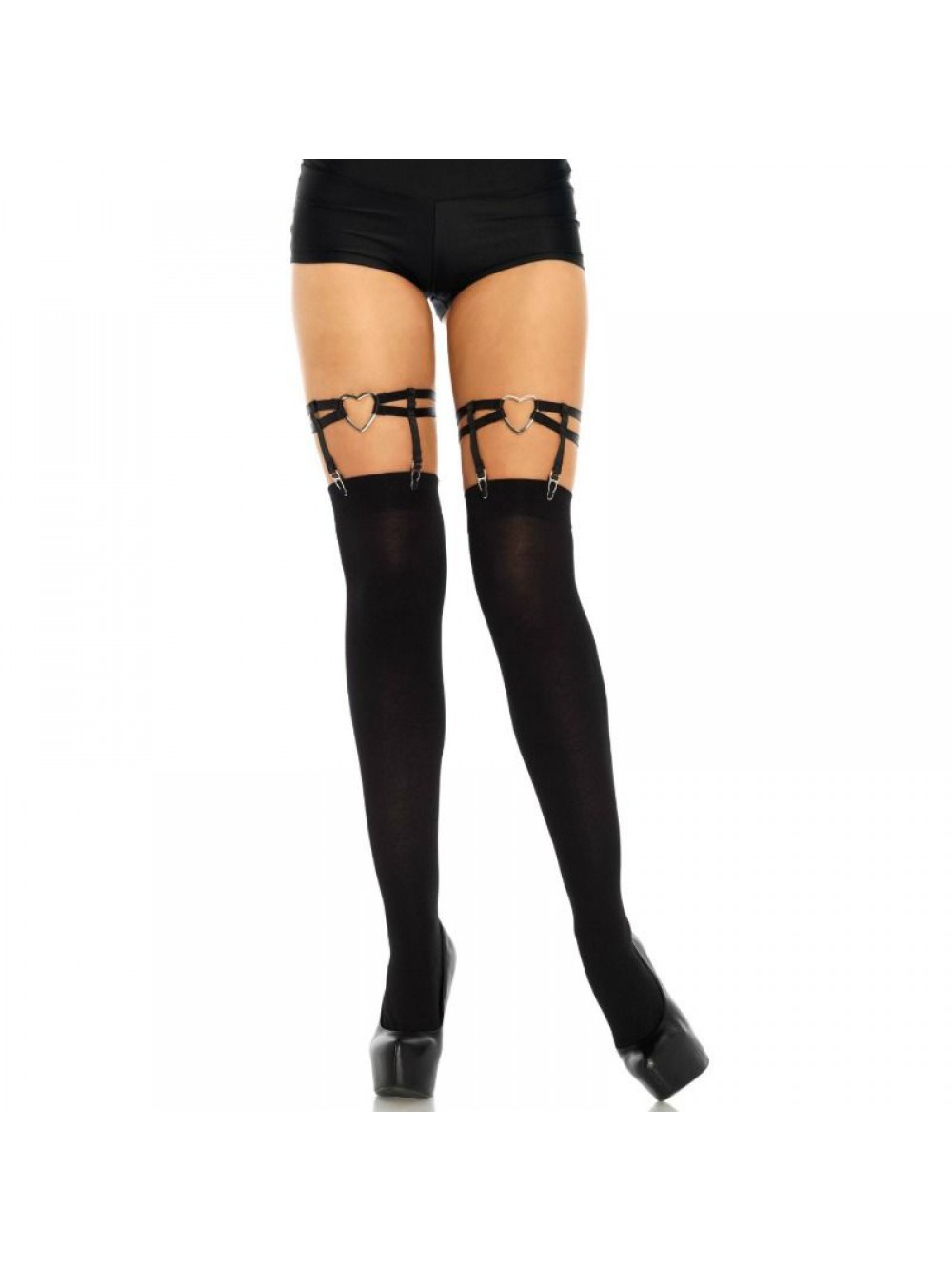 LEG AVENUE - DUAL STRAP GARTERS ONE SIZE 714718525167