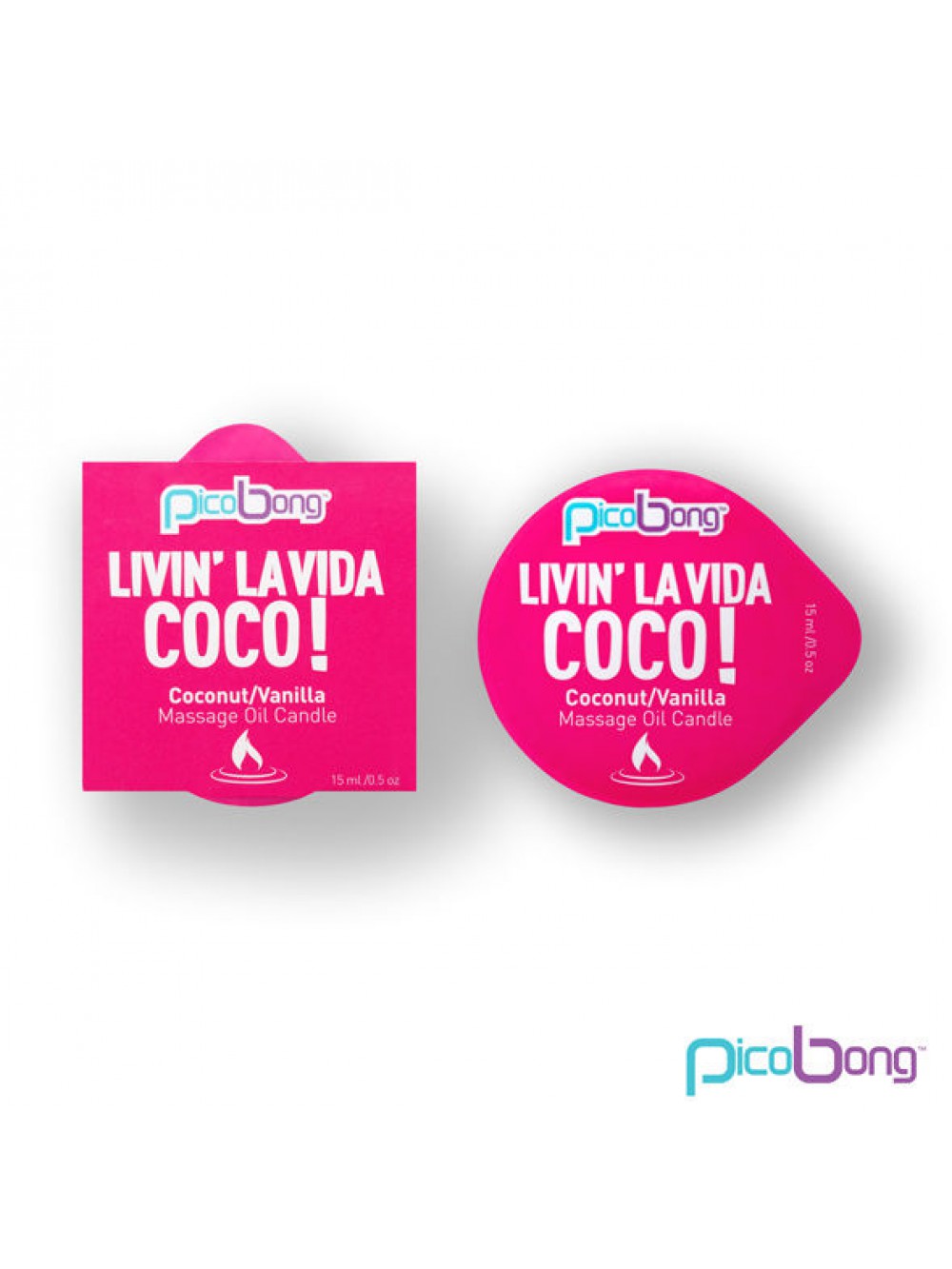 LIVING LA VIDA COCO MASSAGE OIL CANDLE. 7350022277038