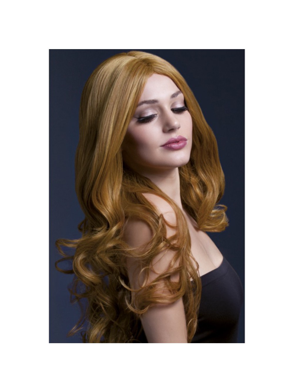 Long Wig With Curls - Brown 5020570425121