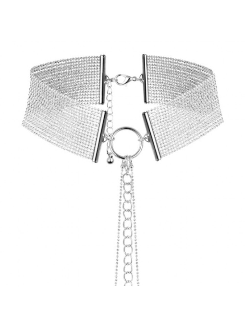 MAGNIFIQUE METALLIC CHAIN CHOKER SILVER 8436562010966