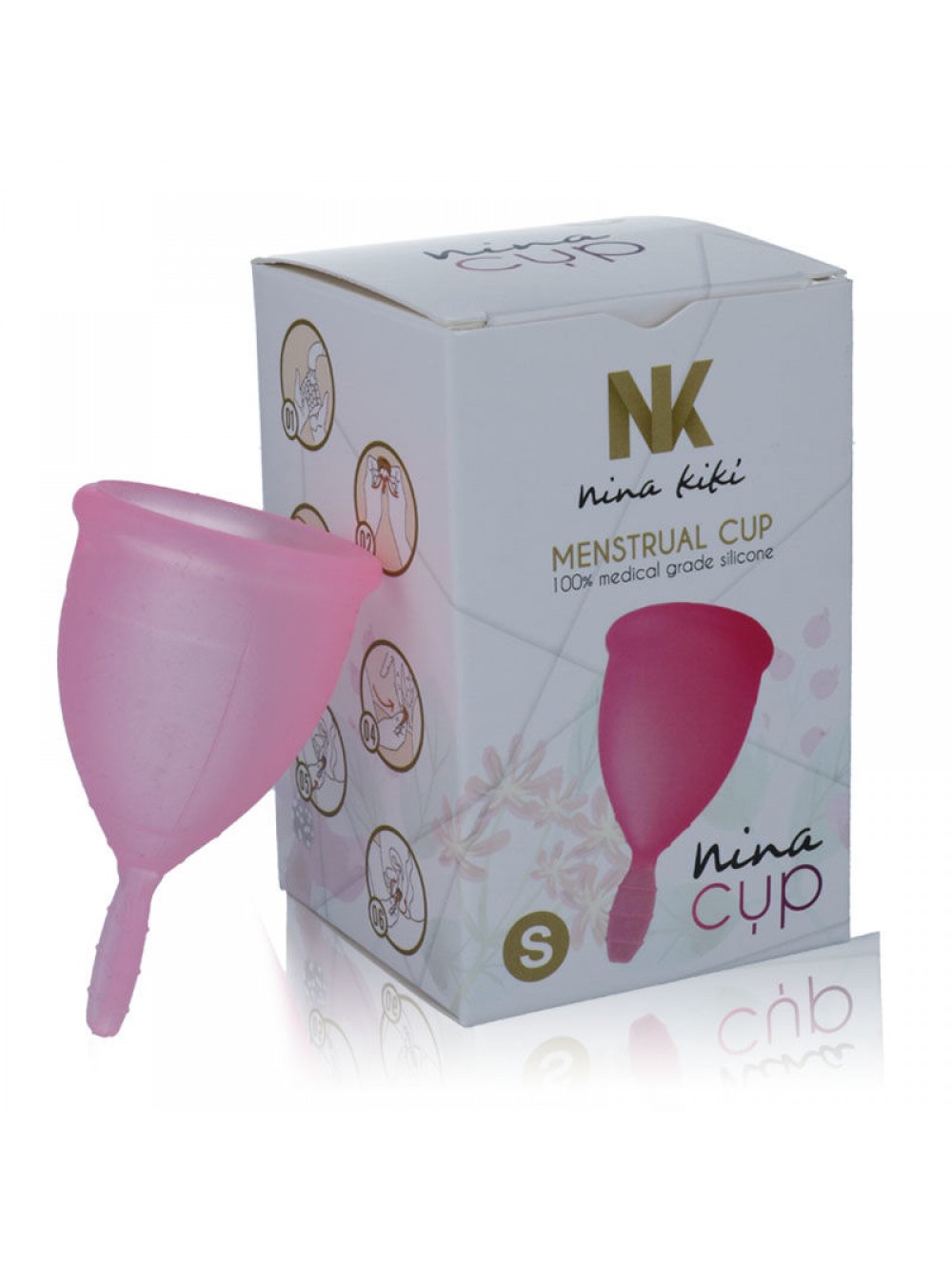 NINA CUP MENSTRUAL CUP SIZE PINK S 8425402155196