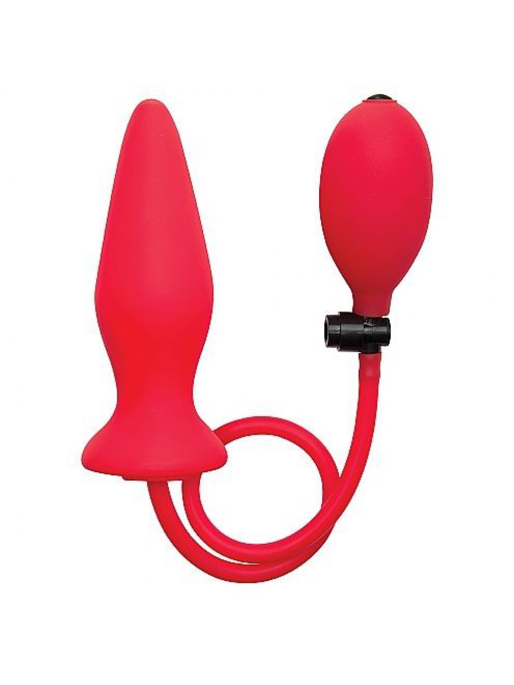 OUCH INFLATABLE SILICONE PLUG RED 8714273951151