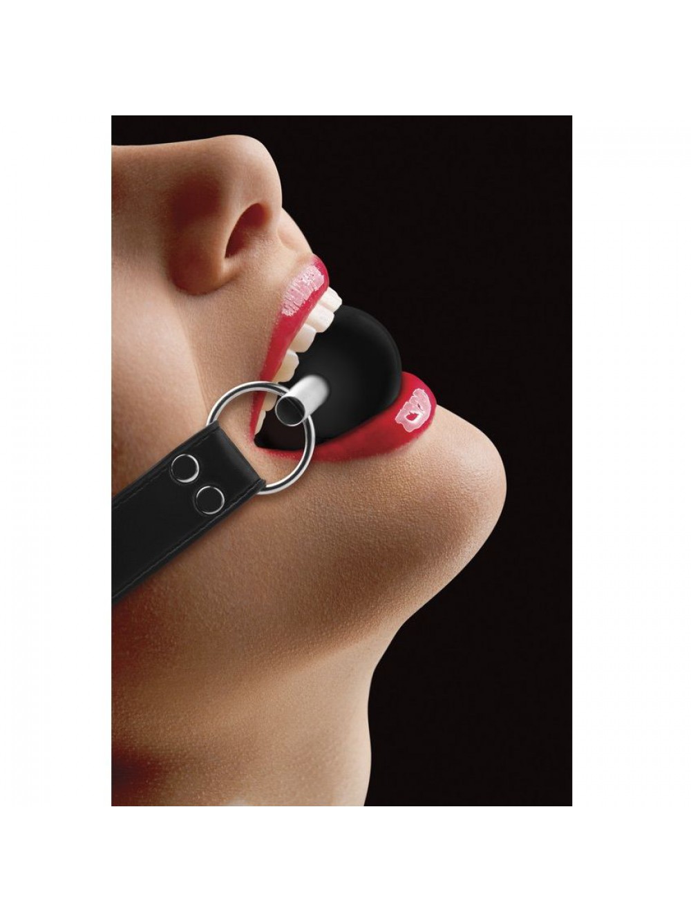 OUCH SOLID BALL GAG BLACK 8714273951465