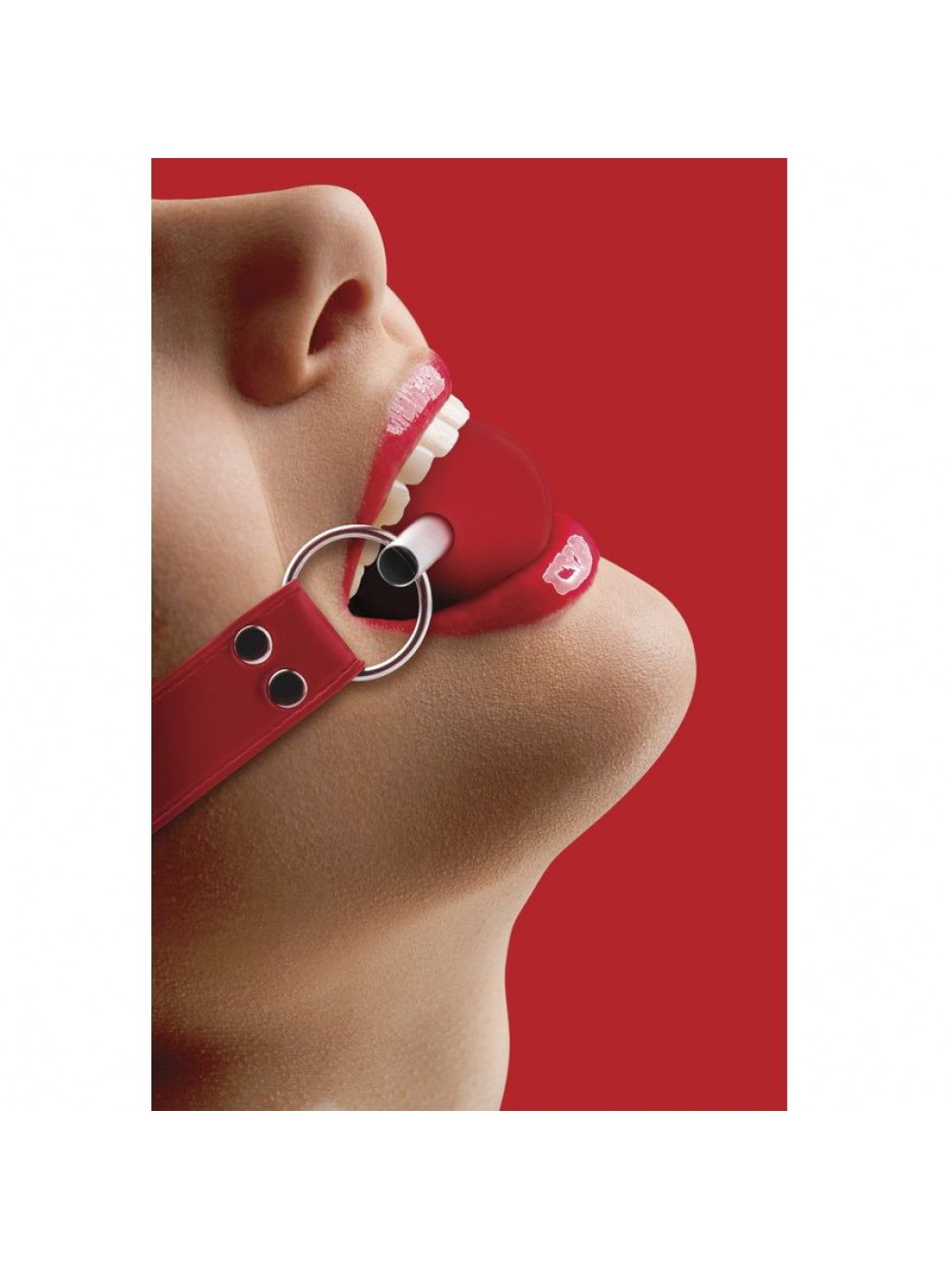 OUCH SOLID BALL GAG RED 8714273951472