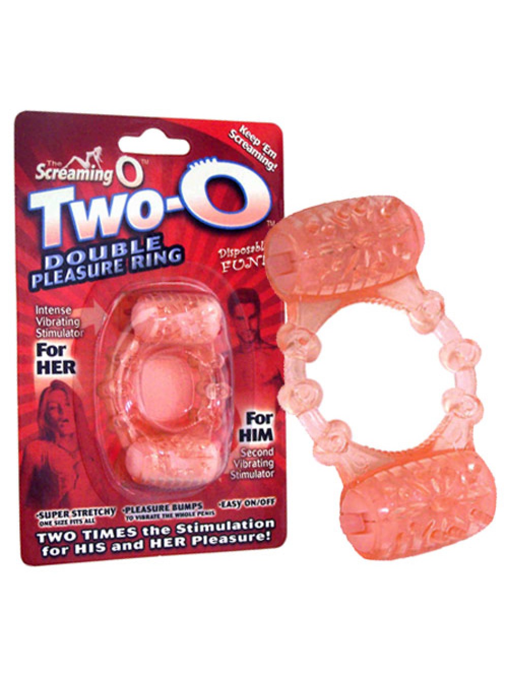 Screaming O Two-O Vibrating Cock Ring 854885001184