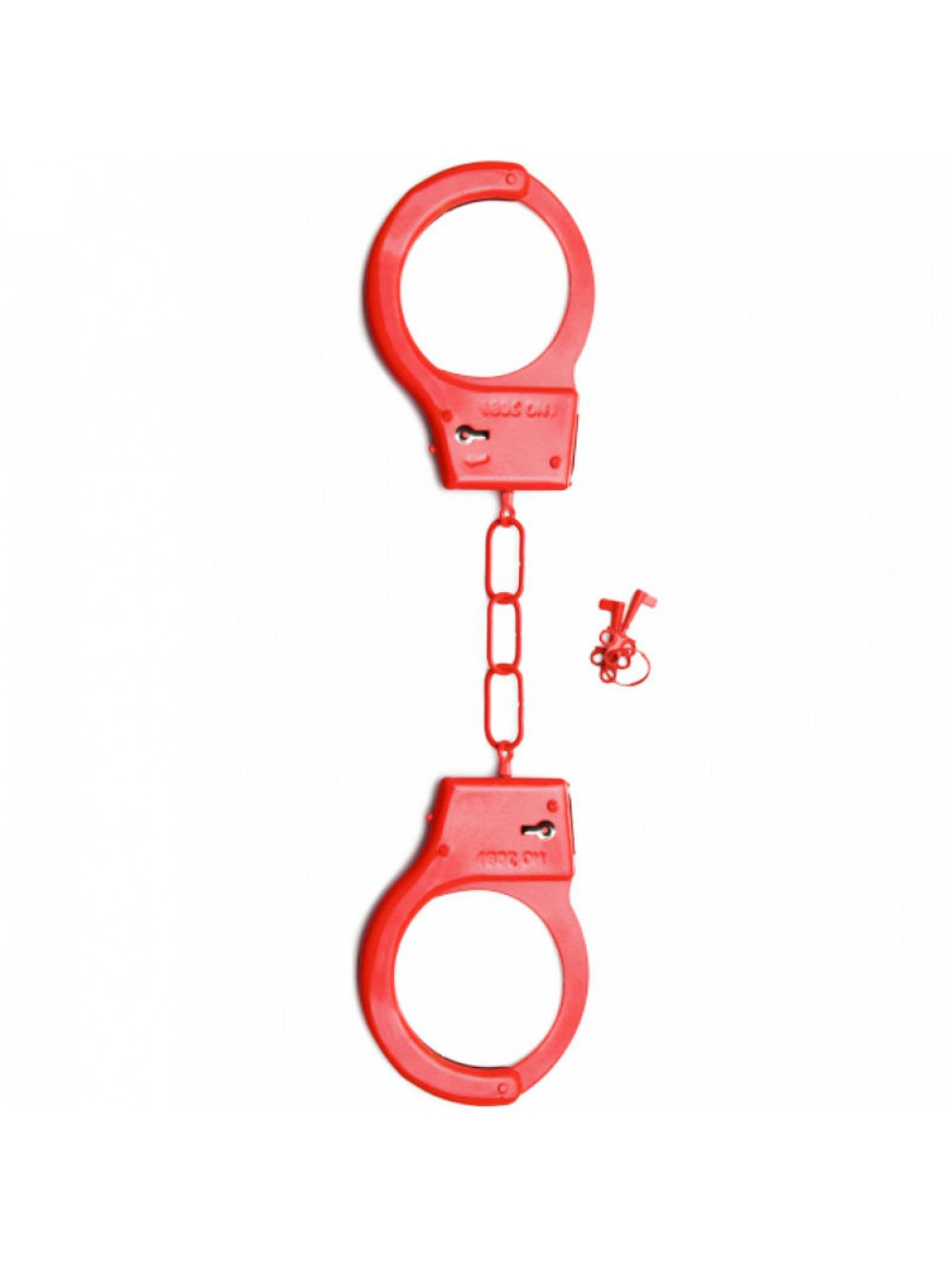 SHOTS METAL HANDCUFFS RED 8714273578105