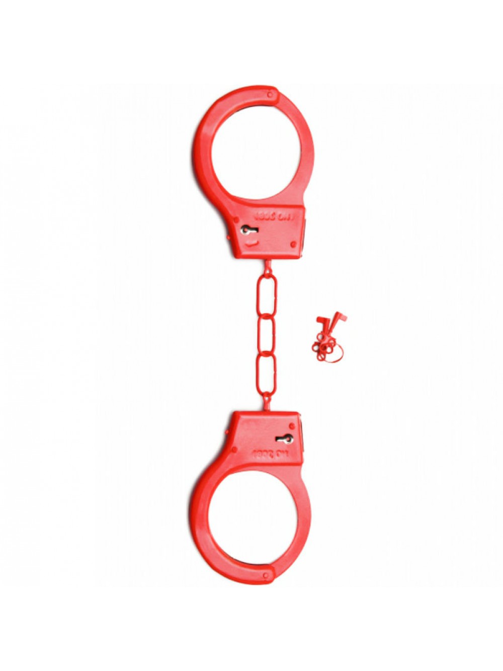 SHOTS METAL HANDCUFFS RED 8714273578105