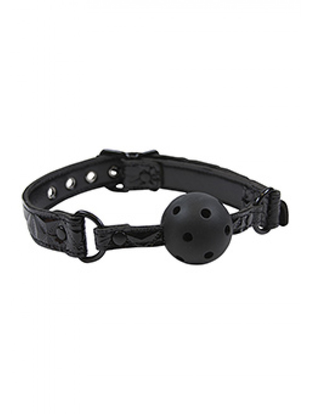 SINFUL BALL GAG BLACK 0657447092237