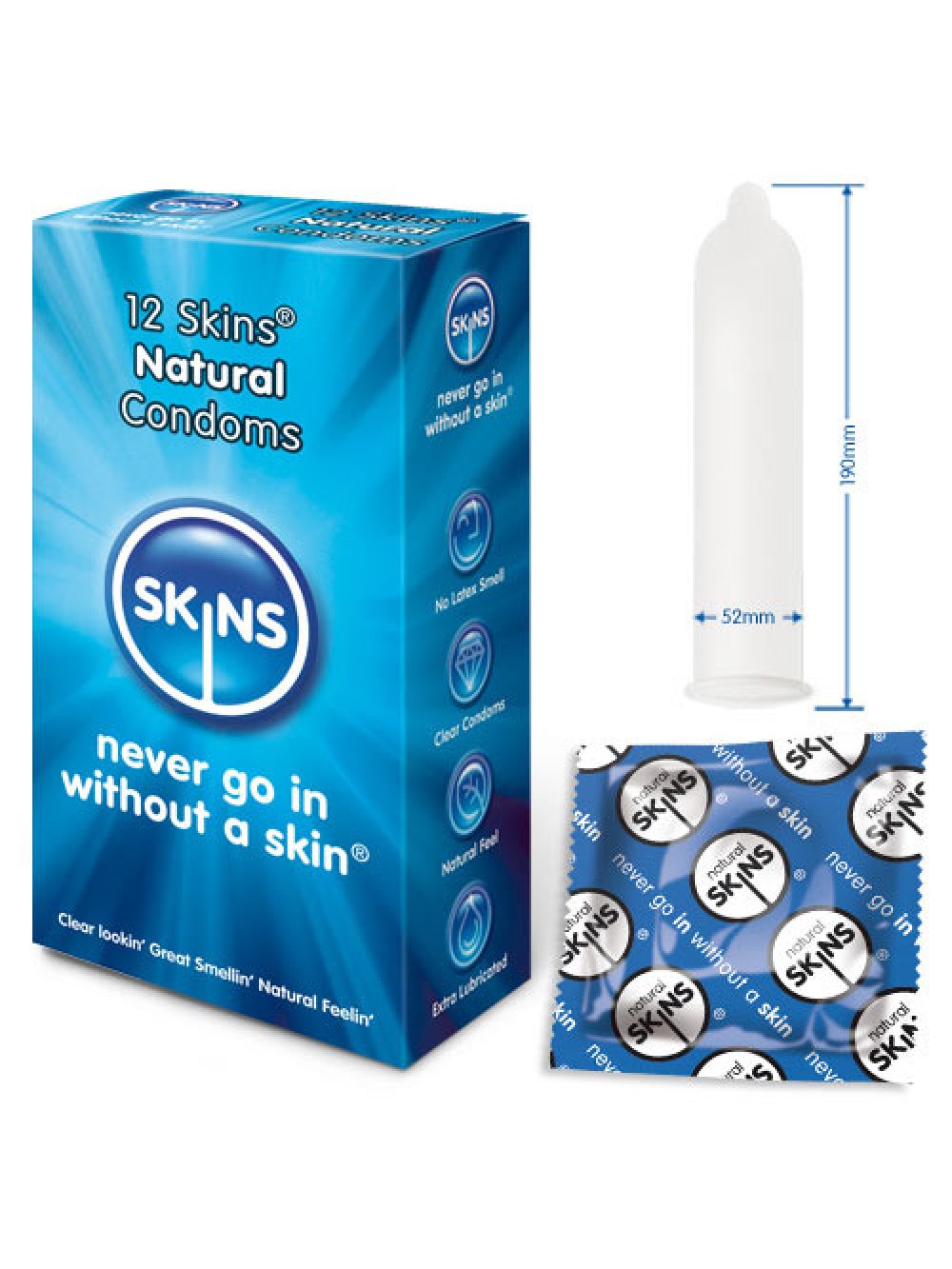 Skins Condoms Natural 12 Pack 5037353000291