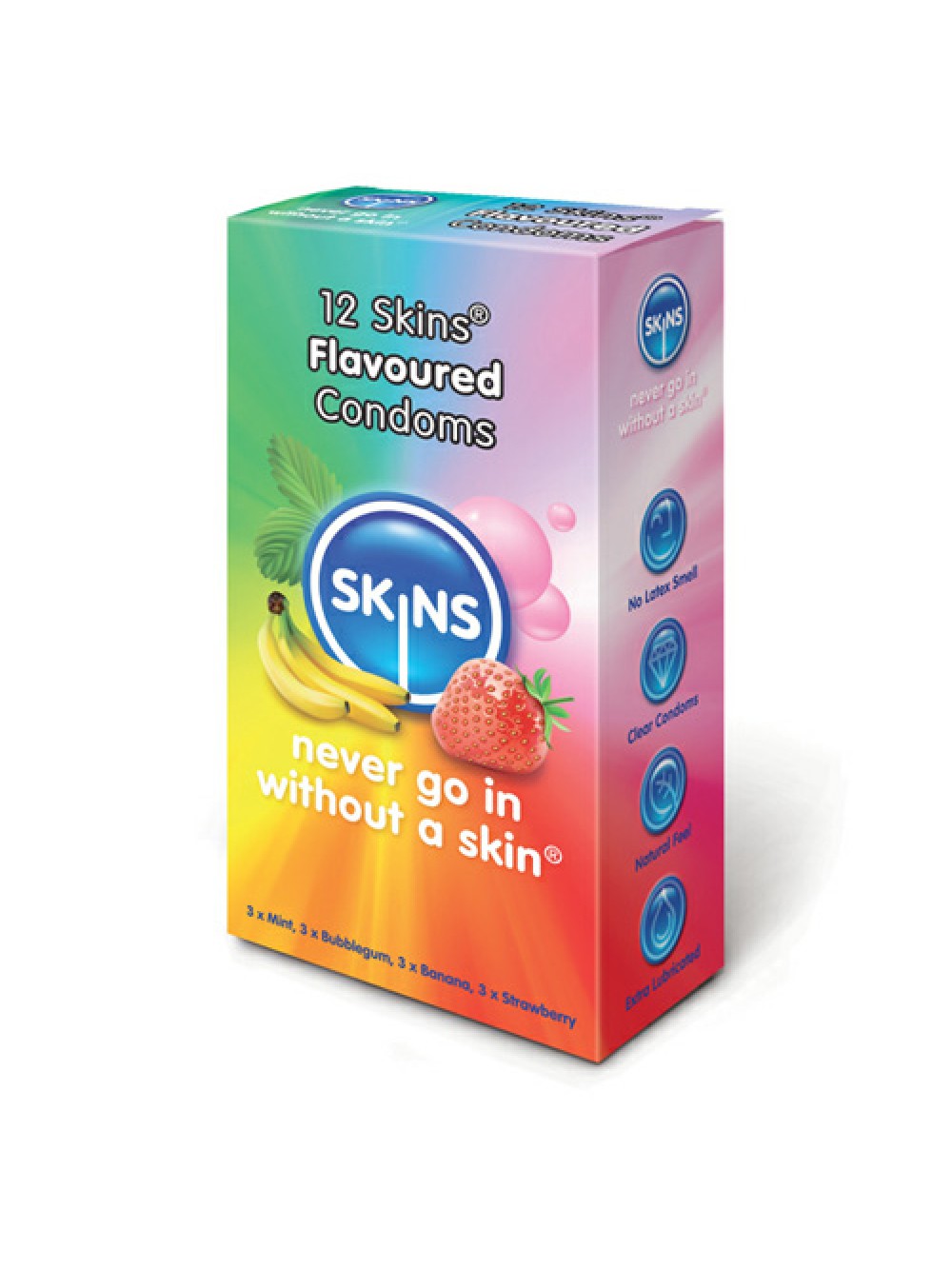 Skins Flavoured Condoms 12 Pack 5037353001632