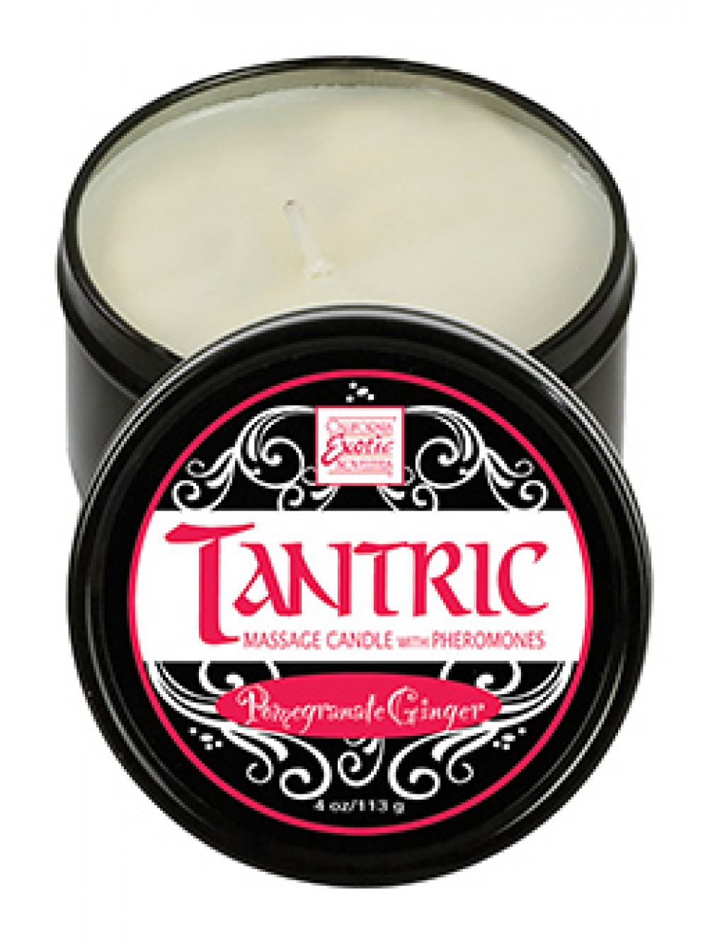 TANTRIC CANDLE W PHER. POMGR.GINGER 0716770063601