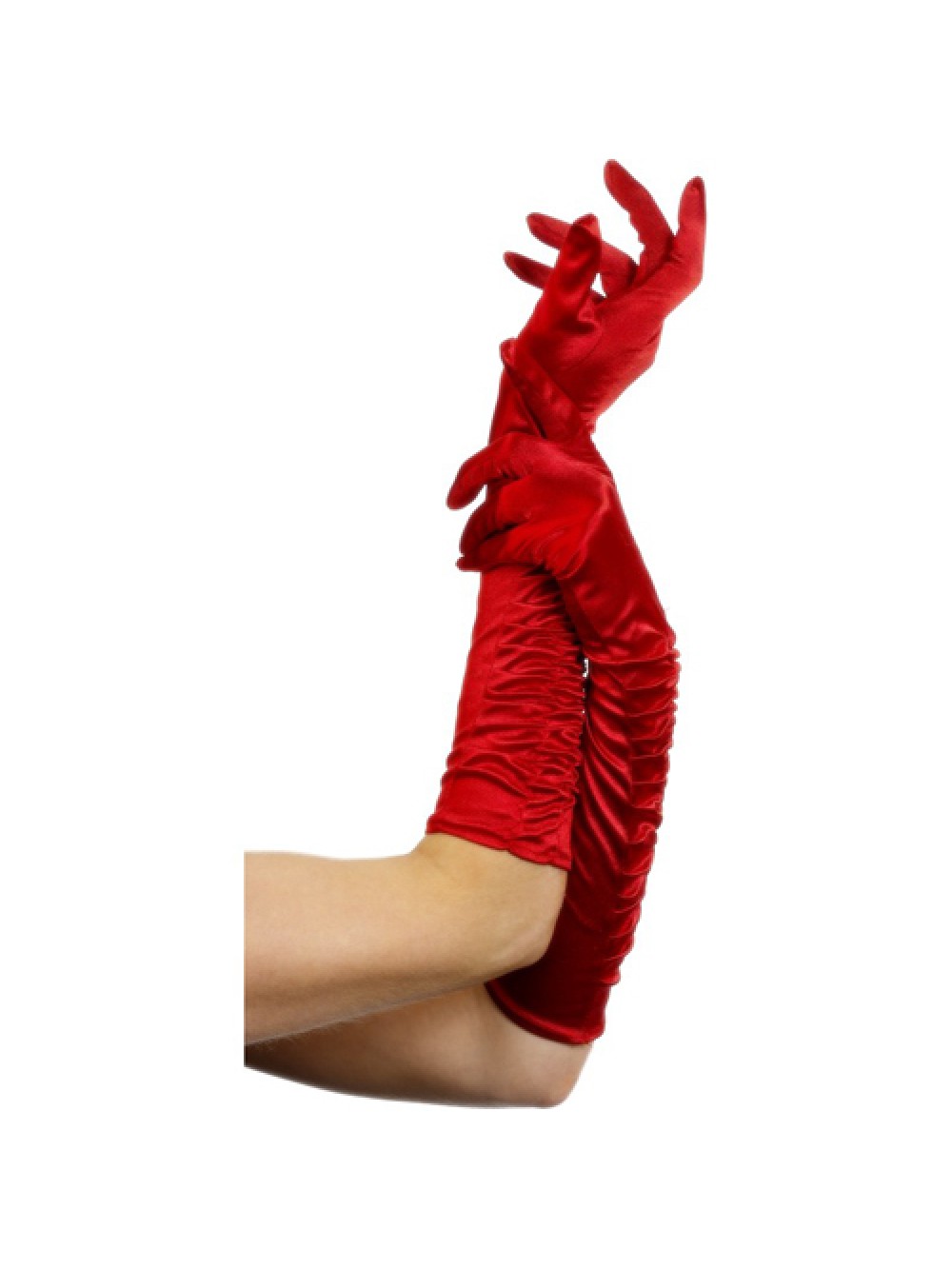 Temptress Gloves Red Long  46cm/18 inches 5020570263457
