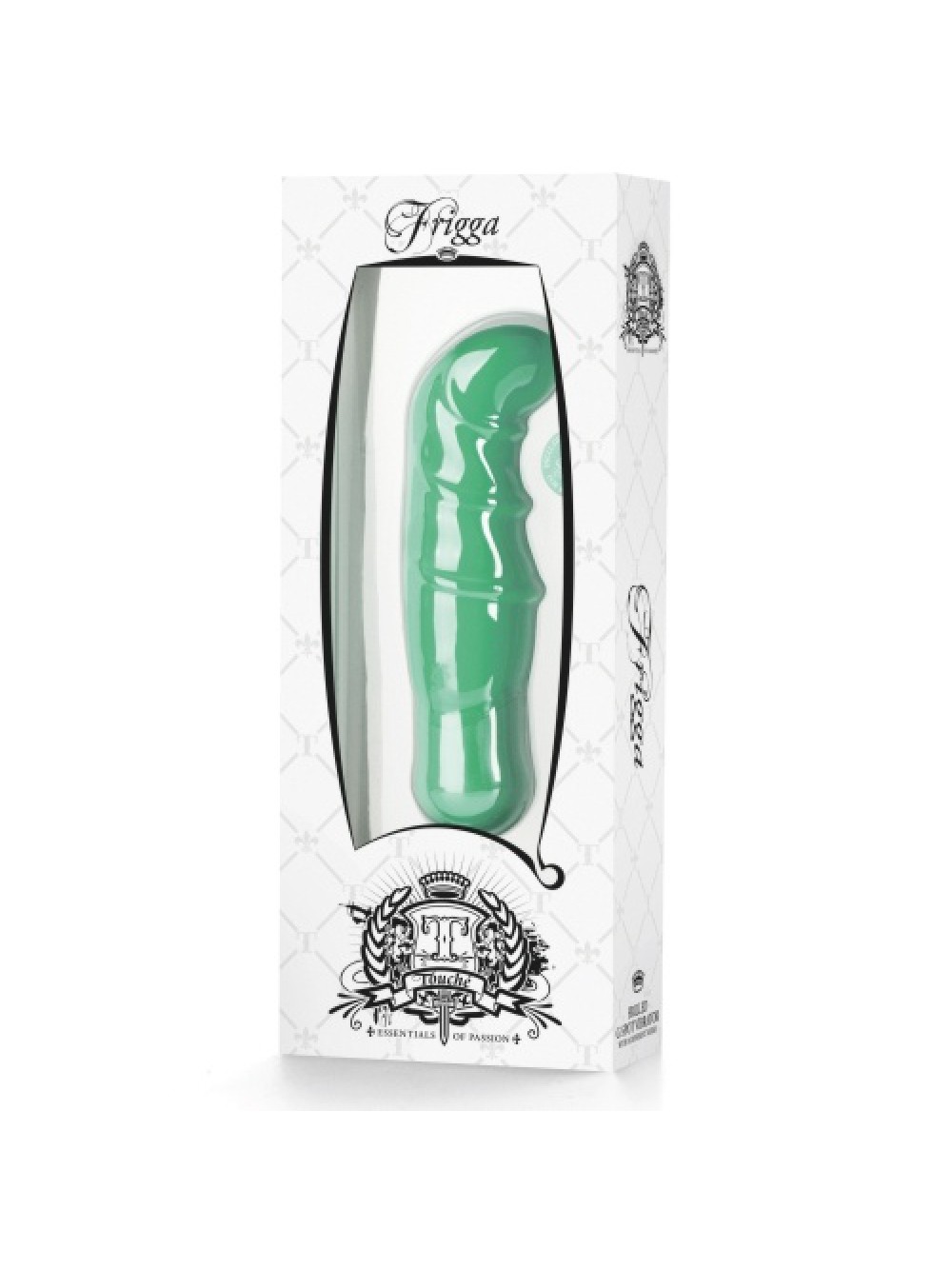 FRIGGA GREEN VIBRATOR WHITE PACKAGE