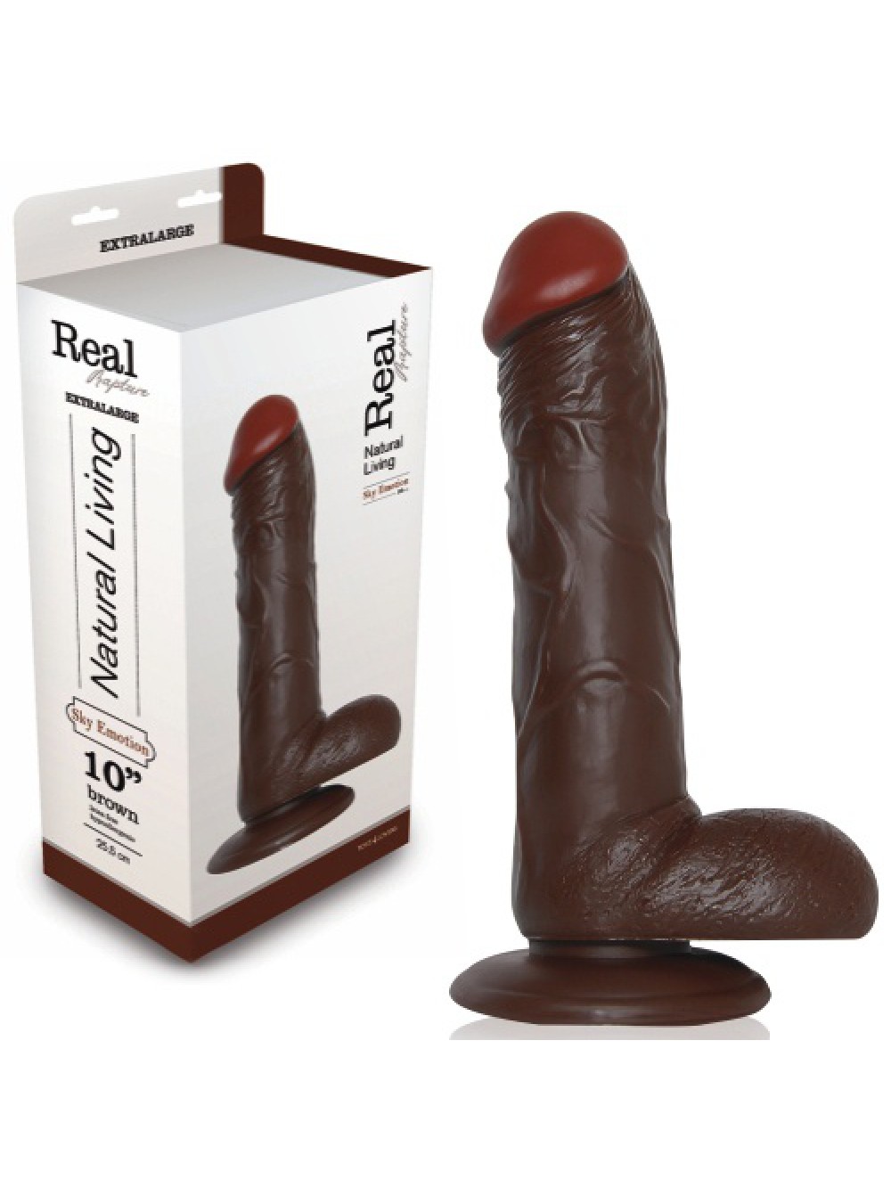 REAL RAPTURE SKY EMOTION REALISTIC DILDO 10'' BLACK