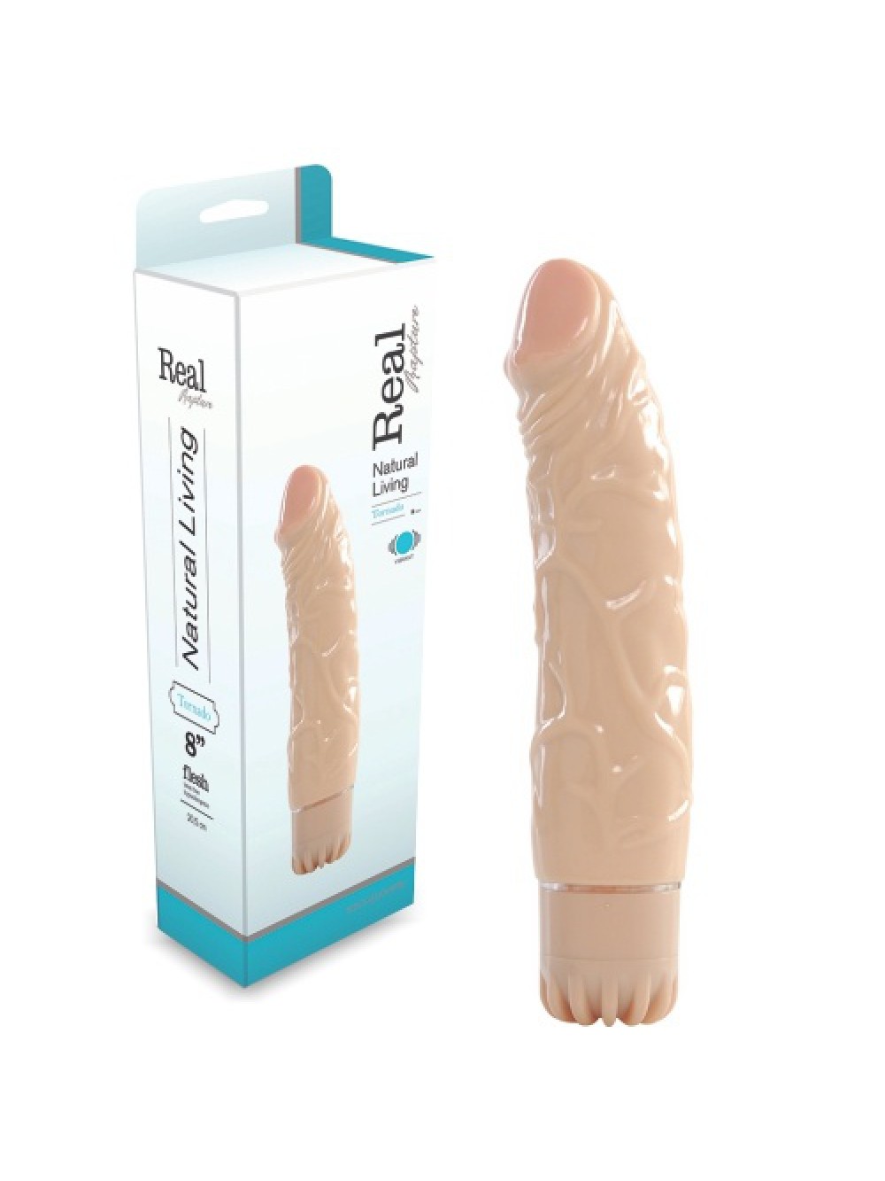 REAL RAPTURE TORNADO REALISTIC VIBRATOR 8''