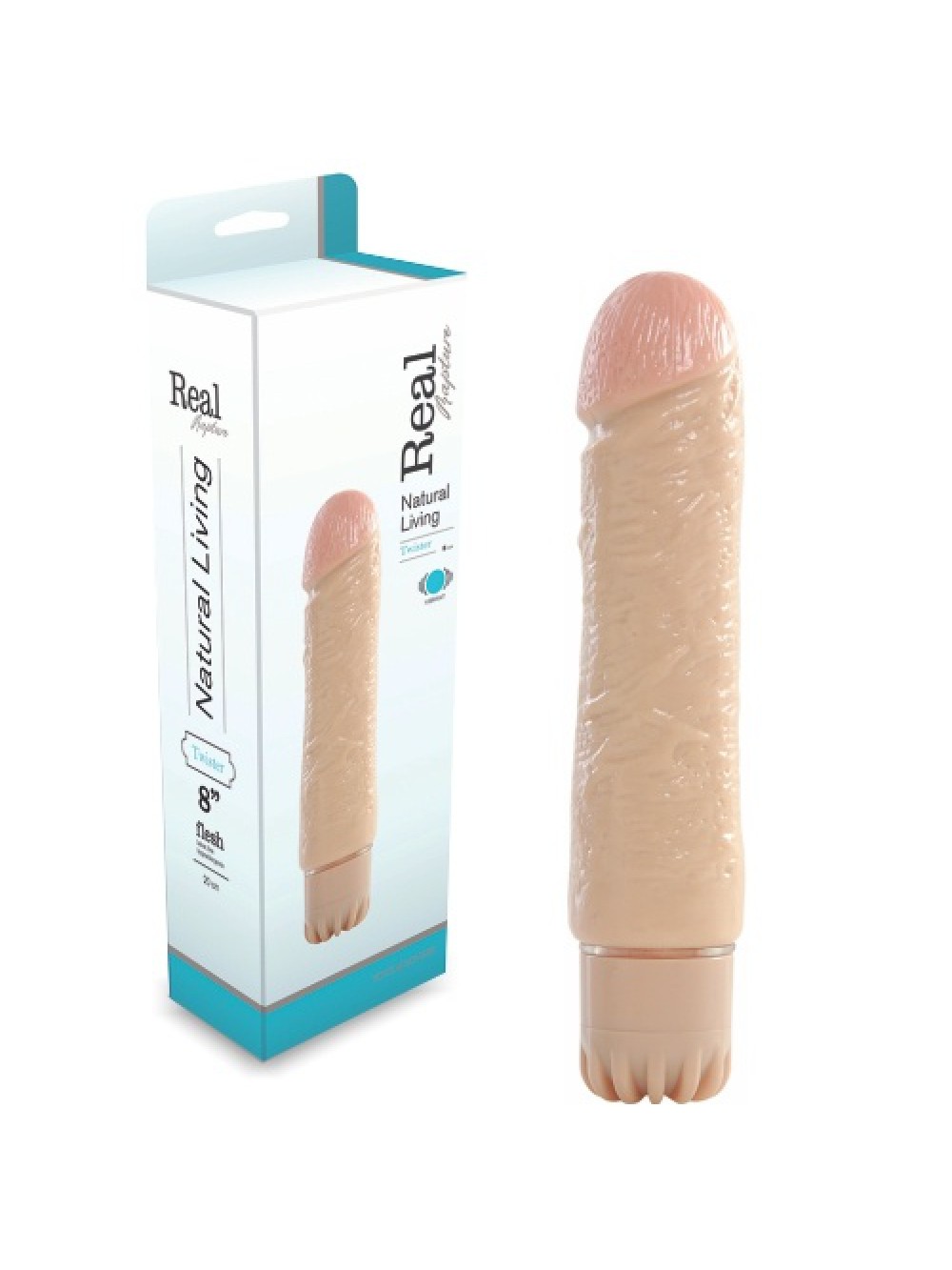 REAL RAPTURE TWISTER REALISTIC VIBRATOR 8''