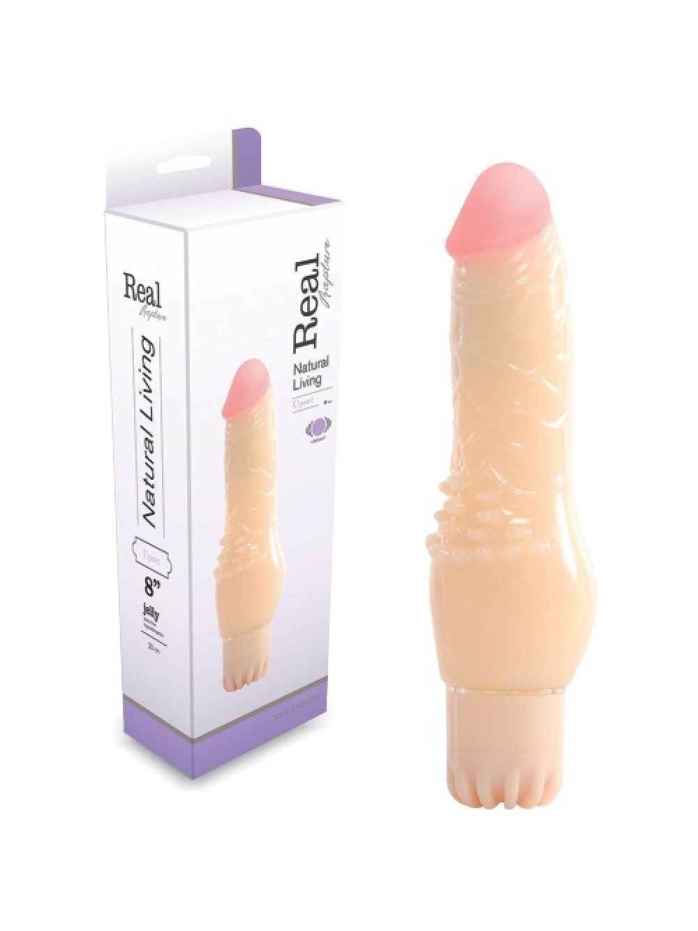 REAL RAPTURE UPSET JELLY VIBRATOR 8''