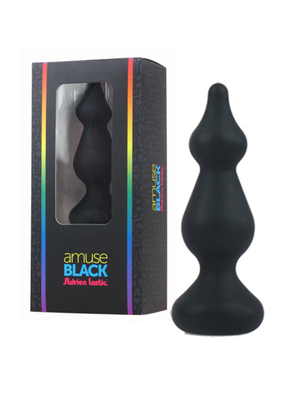 ADRIEN LASTIC AMUSE BLACK S ANAL PLUG BLACK