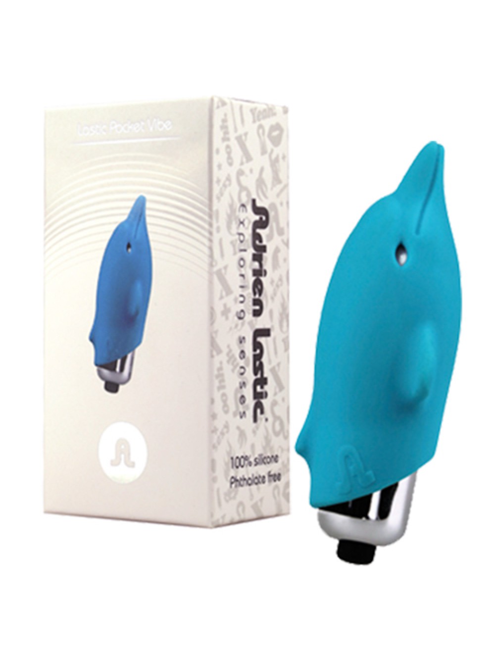 ADRIEN LASTIC POCKET VIBE FLIPPY VIBRATING BULLET BLUE