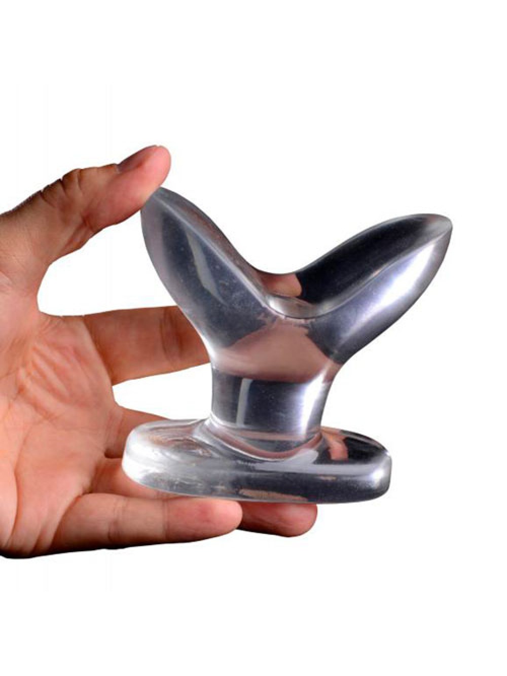 Anchored Clear Anal Plug