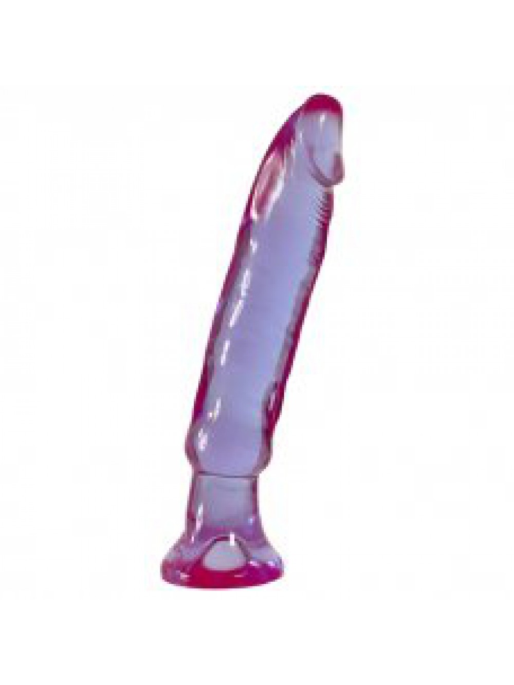 Crystal Jellies Anal Starter Dildo 6 Inch-Purple