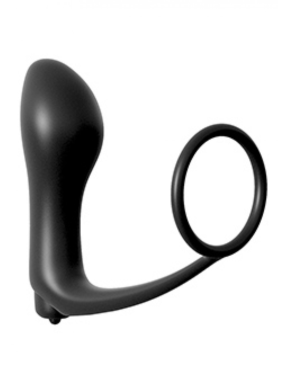 ASS GASM COCKRING PLUG BLACK