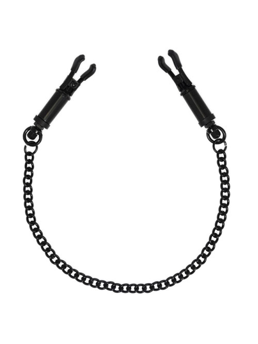 Black Nipple Clamps With Chain