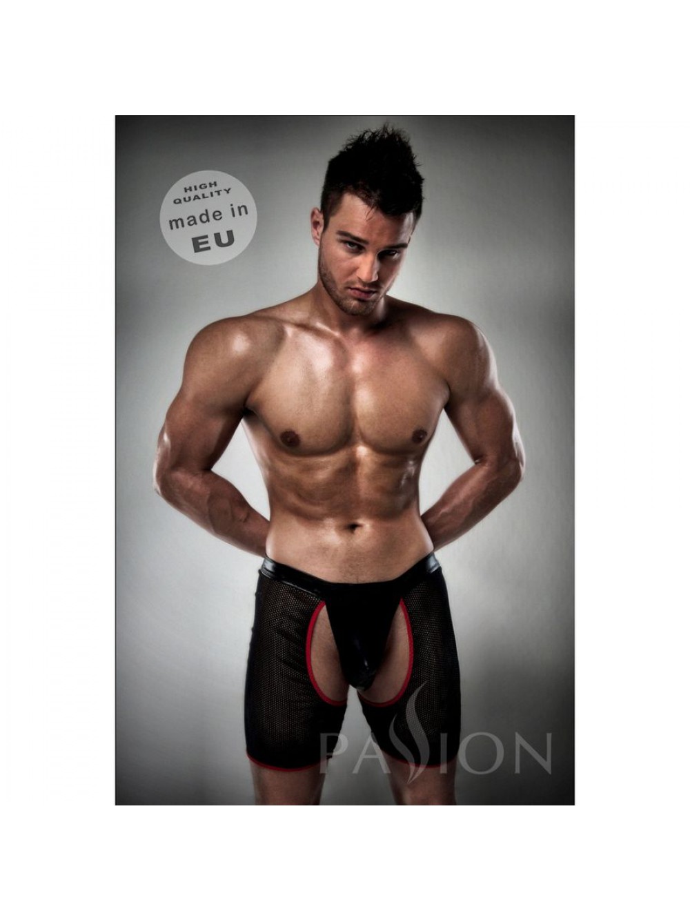 BOXER RED BLACK PASSION WITH THONG INCLUIDED L/XL