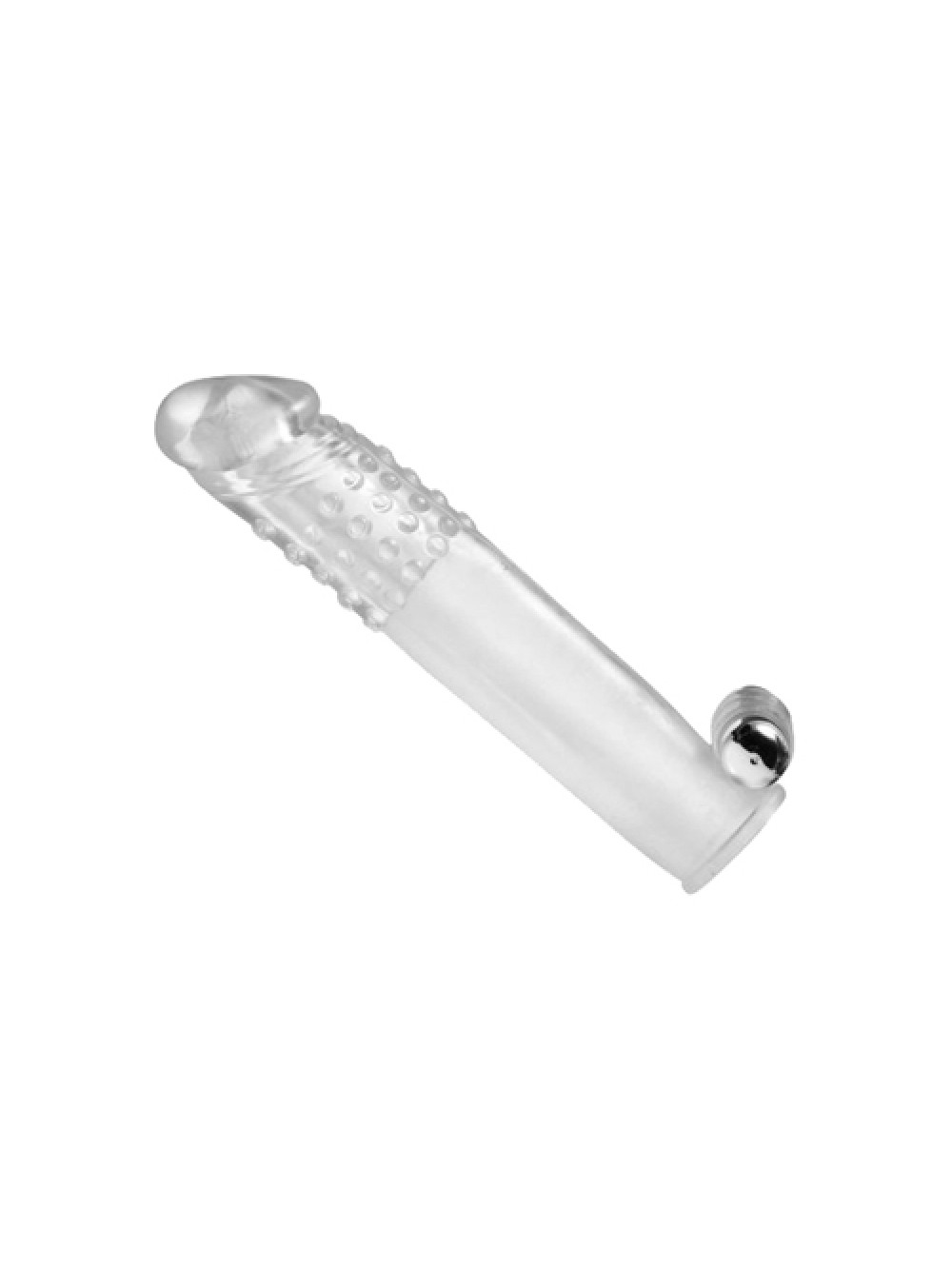 Clear Sensations Penis Extender Vibro Sleeve with Bullet